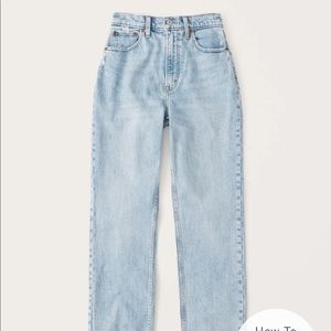 Abercrombie Curve Love 90s Ultra High Rise Jeans